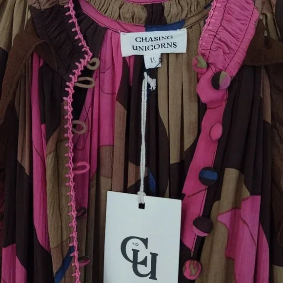 HOLD FOR bycaitlinleigh 🤎Chasing Unicorns Maxi duster dress XS-S - Picture 10 of 17